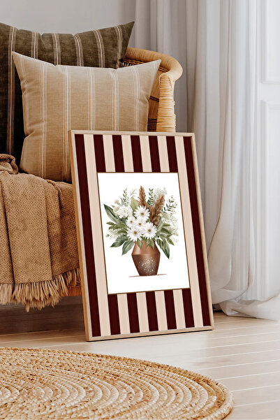 Dekorsiahome Τραπέζι σαλονιού κουζίνας με ξύλινο σκελετό μονοκόμματο TK1298