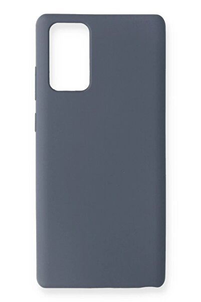 CepteToptan Myt09 Samsung Galaxy Note 20 Case Nano Velvet Silicone - Gray