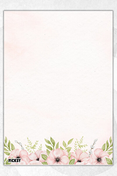 Ficksy دفتر ملاحظات A5 بدون خطوط - 50 ورقة - مذكرة - دفتر ملاحظات - ورق ملاحظات