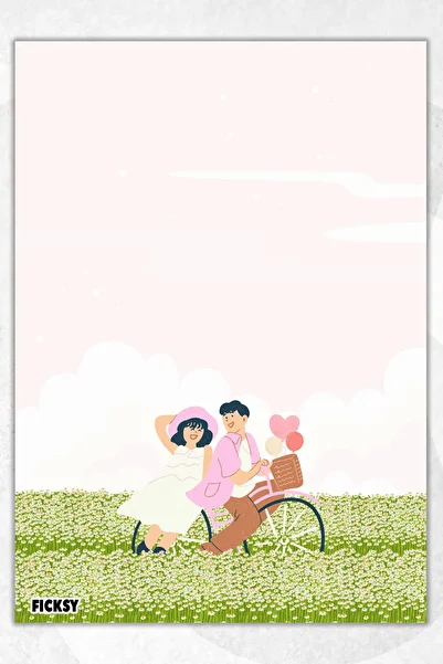 Ficksy ورق ملاحظات Love Dear - مقاس A5 - 50 ورقة - مفكرة - مذكرة - مفكرة - قائمة المهام - دفتر ملاحظات