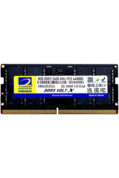 TwinMOS Ddr5 8Gb 5600Mhz Cl46 Notebook Ram(Tmd58Gb5600S46)