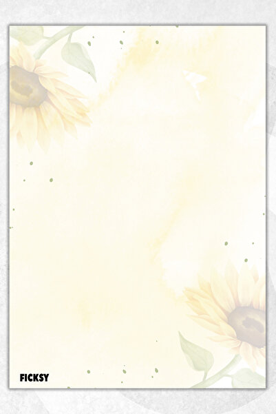 Ficksy دفتر ملاحظات A5 بدون خطوط - 50 ورقة - مذكرة - دفتر ملاحظات - ورق ملاحظات