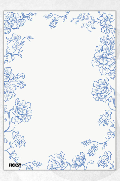 Ficksy دفتر ملاحظات A5 بدون خطوط - 50 ورقة - مذكرة - دفتر ملاحظات - ورق ملاحظات