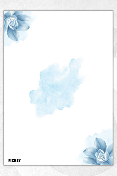 Ficksy دفتر ملاحظات A5 بدون خطوط - 50 ورقة - مذكرة - دفتر ملاحظات - ورق ملاحظات