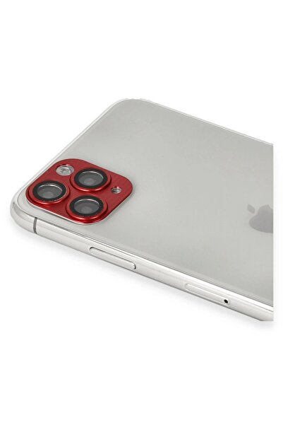 BUTİMAR'S Myt09 iPhone 11 Pro Max Press-On Aluminum Camera Lens - Red