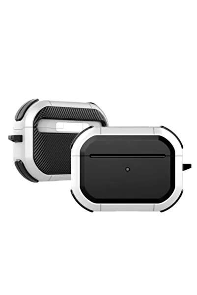 CepteToptan Myt09 AirPods Pro 2 (2Nd Generation) Tank Case - White
