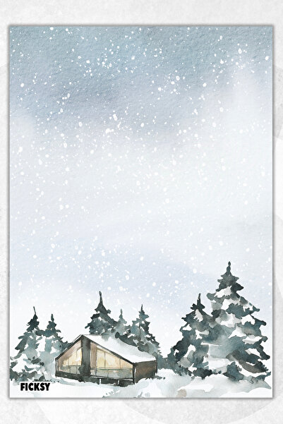 Ficksy دفتر ملاحظات A5 بدون خطوط - 50 ورقة - مذكرة - دفتر ملاحظات - ورق ملاحظات