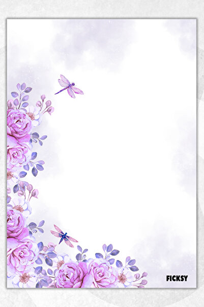 Ficksy دفتر ملاحظات A5 بدون خطوط - 50 ورقة - مذكرة - دفتر ملاحظات - ورق ملاحظات