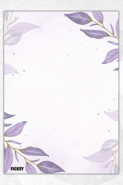 Ficksy دفتر ملاحظات A5 بدون خطوط - 50 ورقة - مذكرة - دفتر ملاحظات - ورق ملاحظات