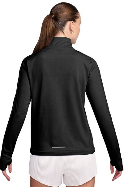 Nike Dri Fit Big Swoosh 1/4 Zip Training Runnig Hanorac Antrenament pentru alergare Negru
