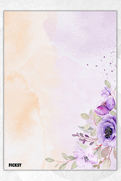 Ficksy دفتر ملاحظات A5 بدون خطوط - 50 ورقة - مذكرة - دفتر ملاحظات - ورق ملاحظات