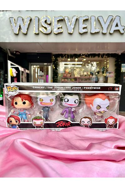 Wisevelya Chucky Joker Pennywise Pop Figure Set
