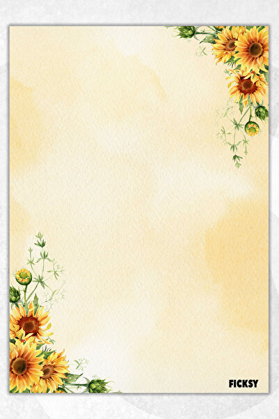 Ficksy دفتر ملاحظات A5 بدون خطوط - 50 ورقة - مذكرة - دفتر ملاحظات - ورق ملاحظات