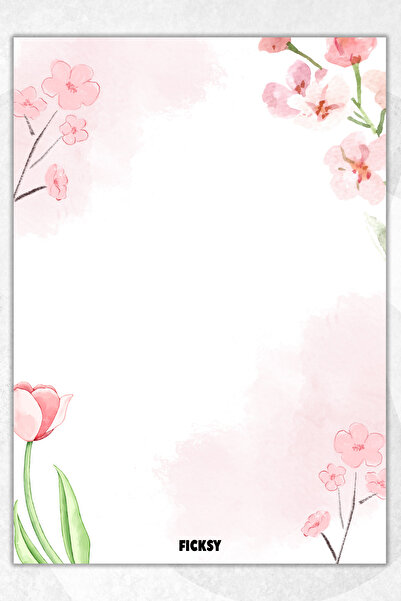 Ficksy دفتر ملاحظات A5 بدون خطوط - 50 ورقة - مذكرة - دفتر ملاحظات - ورق ملاحظات