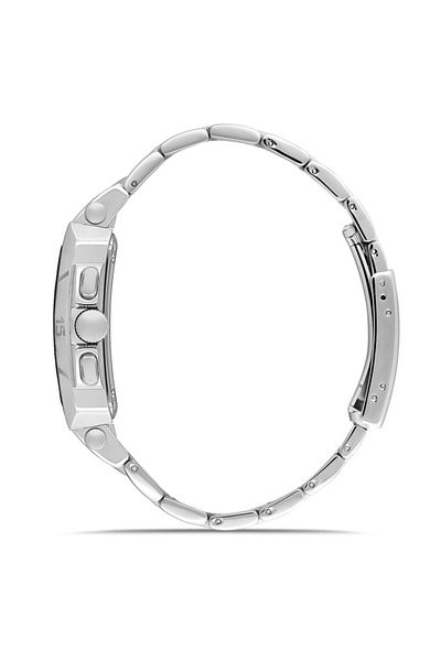 RMS Zeitmeister Rms.1.Ag2054.02 Square Dial Crystal Glass Steel Cord Steel Case 5 Atm Water Resistant