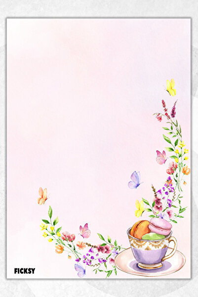 Ficksy دفتر ملاحظات A5 بدون خطوط - 50 ورقة - مذكرة - دفتر ملاحظات - ورق ملاحظات