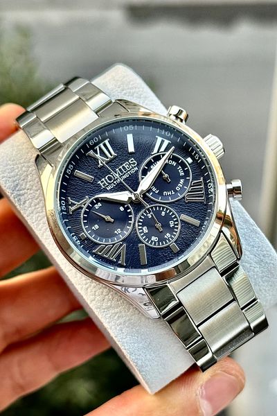 Homies Men's Wristwatch Steel Band Works All Functions Original Gift Box with Bracelet Gift.