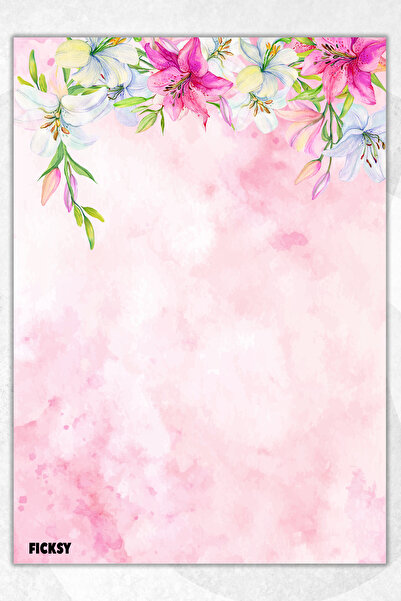 Ficksy دفتر ملاحظات A5 بدون خطوط - 50 ورقة - مذكرة - دفتر ملاحظات - ورق ملاحظات