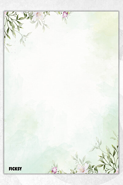 Ficksy دفتر ملاحظات A5 بدون خطوط - 50 ورقة - مذكرة - دفتر ملاحظات - ورق ملاحظات