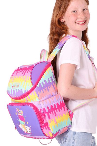 ELATAE Waterproof Fabric Girl's Multi-Eye Orthopedic Back School Bag L5247