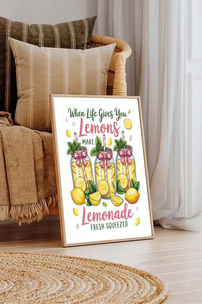 Dekorsiahome Τραπέζι σαλονιού κουζίνας με ξύλινο πλαίσιο μονοκόμματο TK1295