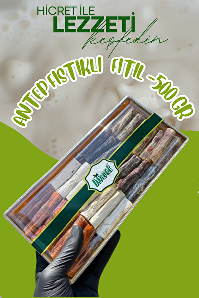 hicret Özel Kutuda Antep Fıstıklı Fitil Lokum 500Gr - Hediyelik Lokum -Atıştı...