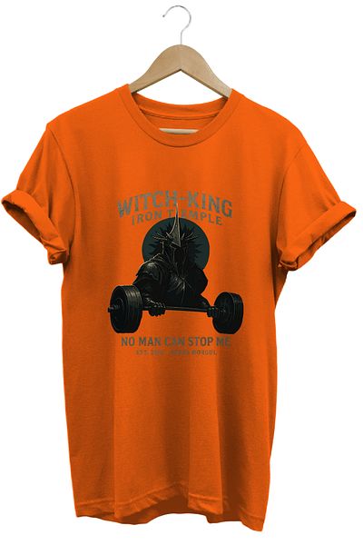 remonz Witch King Gym Lotr Regular Fit 100% Cotton Soft Textured Crew Neck T-Shirt