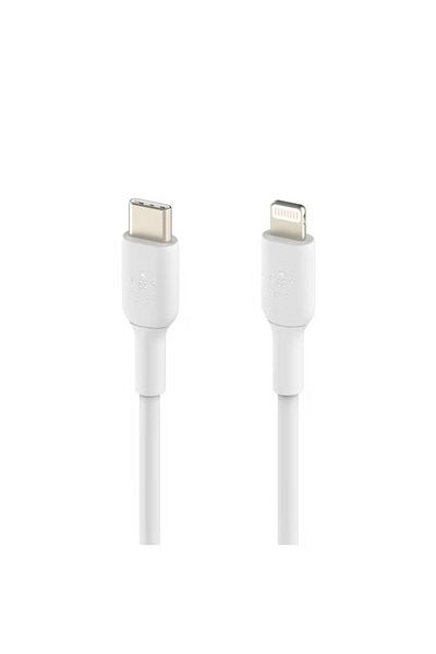 Belkin USB-C to Lightning Cable – 1M MFi-Certified Fast Charger for iPhone – White