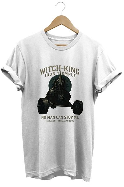 remonz Witch King Gym Lotr Regular Fit 100% Cotton Soft Textured Crew Neck T-Shirt