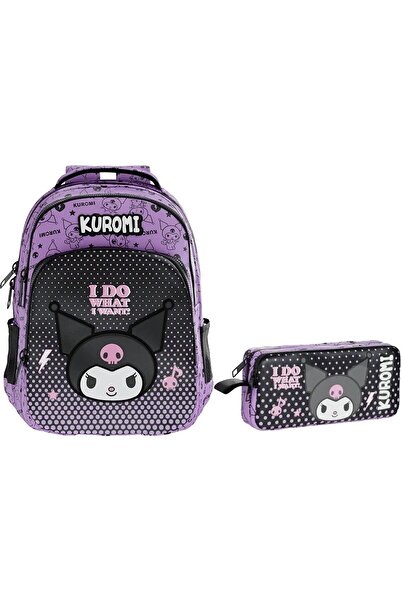 kuromi مجموعة حقيبة مرخصة أصلية + حامل قلم I-6
