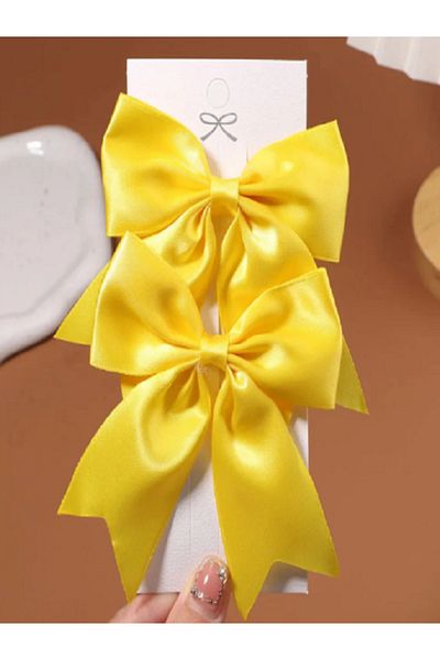 Pastel Mona Liza Satin Bow Buckle 2 Pieces Buckle, Women's Buckle, Children's Buckle