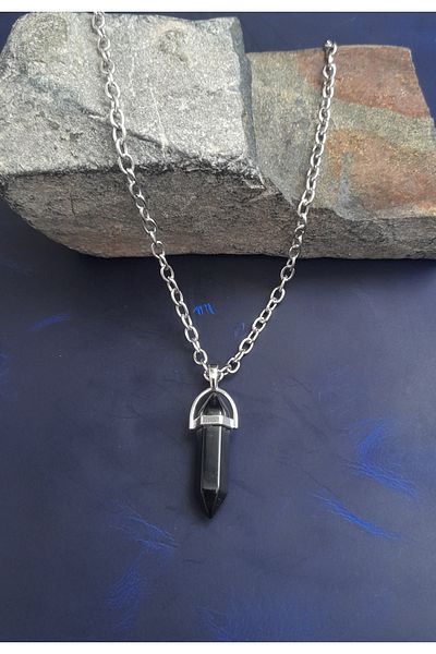 AB Takı Onyx Natural Stone Design Necklace