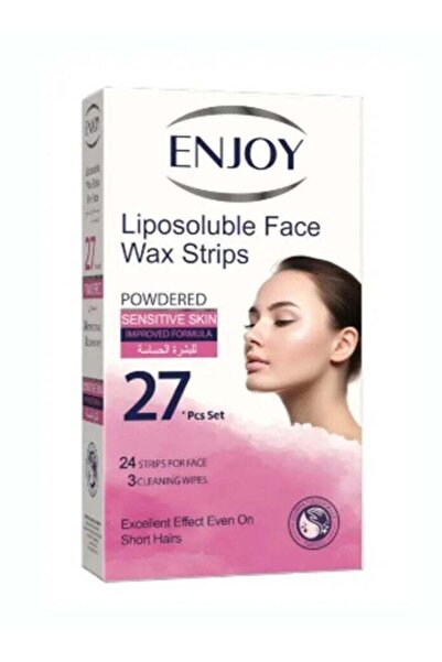 Enjoy Wax Strips for Face Hair Removal - Sensitive Skin - 27 Pieces