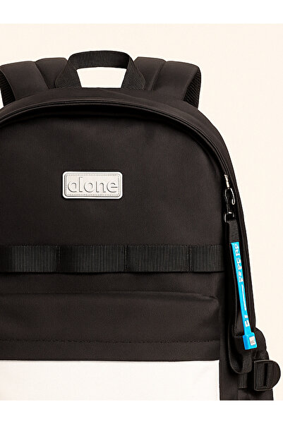 Alone Black Unisex Laptop Backpack – for School, Travel, Sightseeing and Daily Use