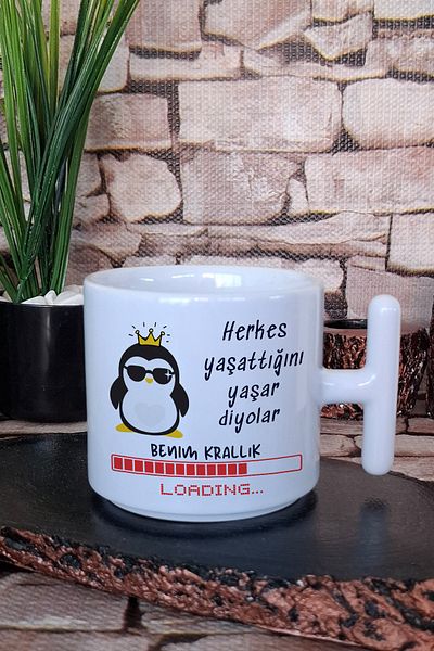 qoeuyl boutique Everyone Lives the Age They Have Diyolar Printed Funny Gift t Cup/Mug Cup with Handle
