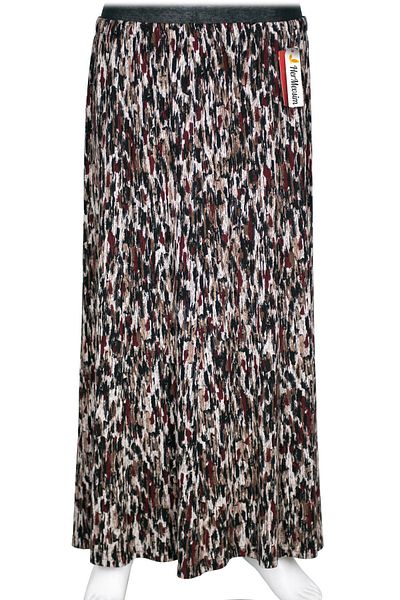 HESNA Women's Betül 8 Piece Elastic Unlined Black Skirt Pattern 53