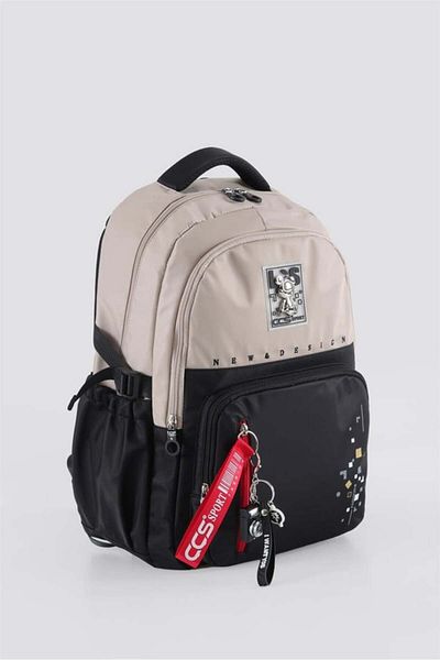 ÇÇS Black Unisex School Bag 51958