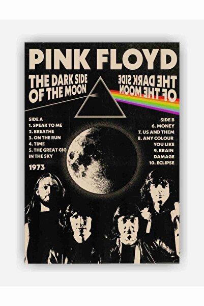 fırsatlar diyarı Pink Floyd - The Dark Side of the Moon Kağıt Poster - Çerçev...