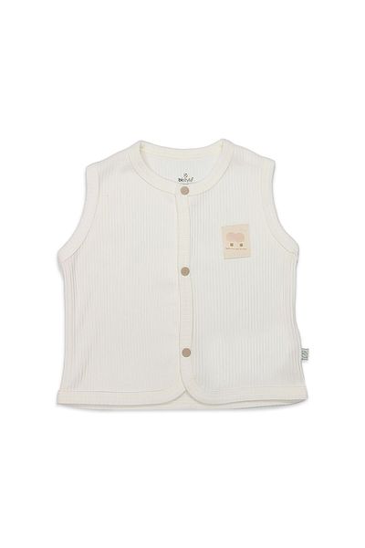 Budi Bistyle Modal Flying Balloons Baby Vest Bs18110 Ecru
