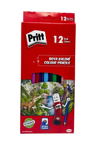 Pritt School Set |   Dry Paint - Small Watercolor - Bagged Pastel Paint + 43 Gr Adhesive