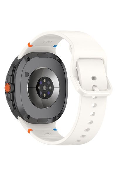 redmud teknoloji Soft Anti-Sweat Silicone Band Sports Strap Compatible with Samsung Galaxy Watch 8 Classic (40Mm/44Mm)