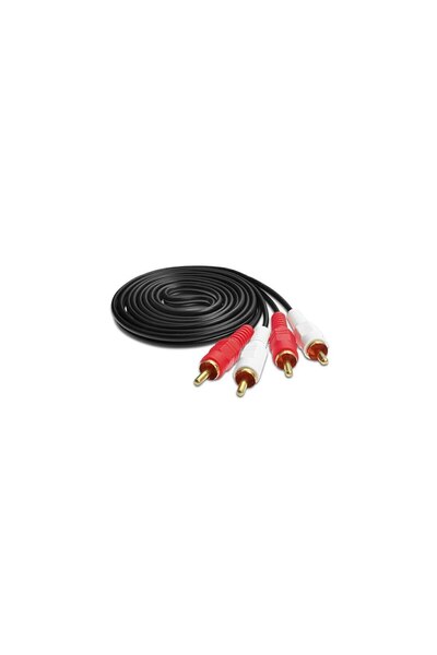 SOHO Cable 2 RCA male to 2 RCA male, 1.5 m, Black