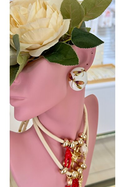 SK aksesuar أقراط Yusufcuk ذات الطابع المينا Vip