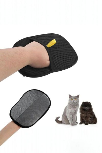 DodoJoy Cat Dog Hair Pick up Glove Double Sided Hair Pick up Furniture Hair Cleaner Washable