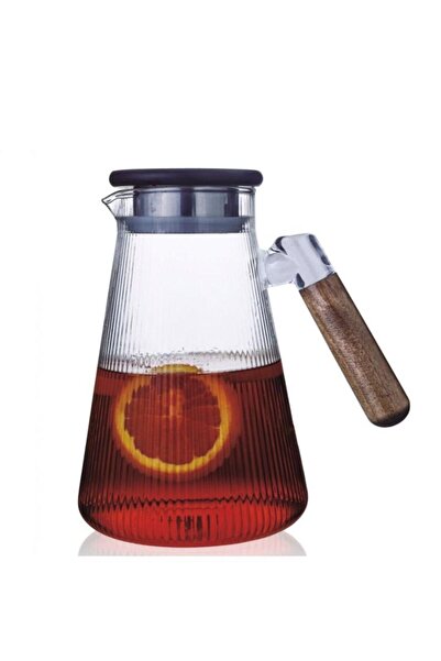 ÇIRPAN EV AKASYA KULPLU CAM SÜRAHİ 1800ML