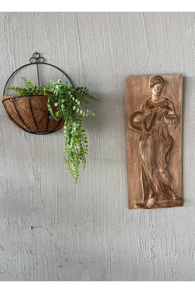 Store Hygieia Şifa Tanrıçası Ahşap Oyma Tablo“mitolojik”