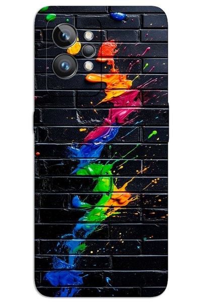 MRCİLETİSİM Realme Gt 2 Pro Case Hd Pattern Printed Back Cover - Brushstroke