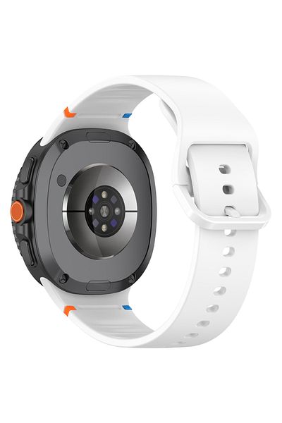 redmud teknoloji Soft Anti-Sweat Silicone Band Sports Strap Compatible with Samsung Galaxy Watch 8 Classic (40Mm/44Mm)