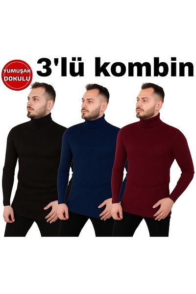 EMKA GİYİM Men's Pullover with Full Licra