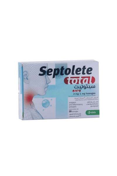 Krka معينات سيبتوليت توتال 3 ملغ/1 ملغ 16 قرصًا